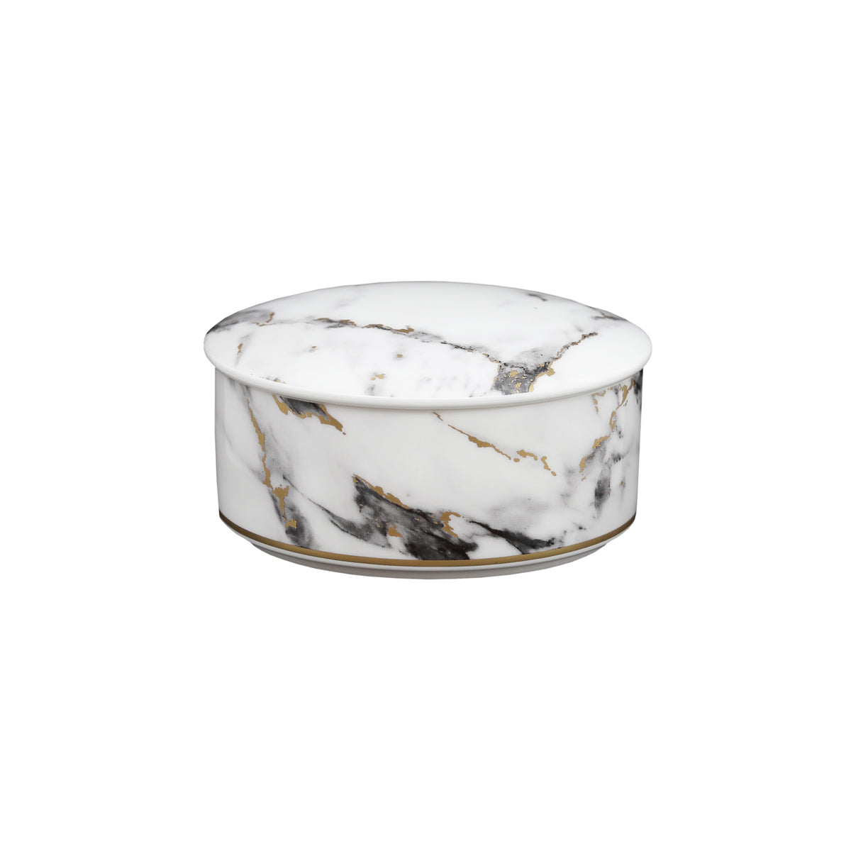 Prouna Marble Venice Fog Jewelry Box Closed White Background Photo