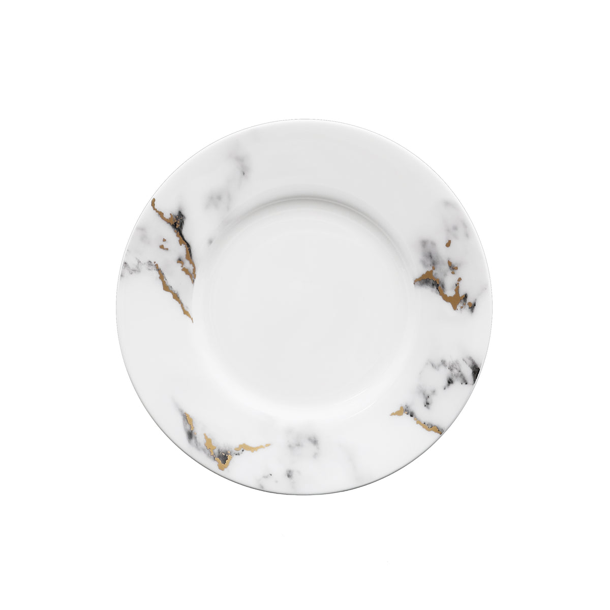 Prouna Marble Venice Fog Tea Cup Saucer White Background Photo