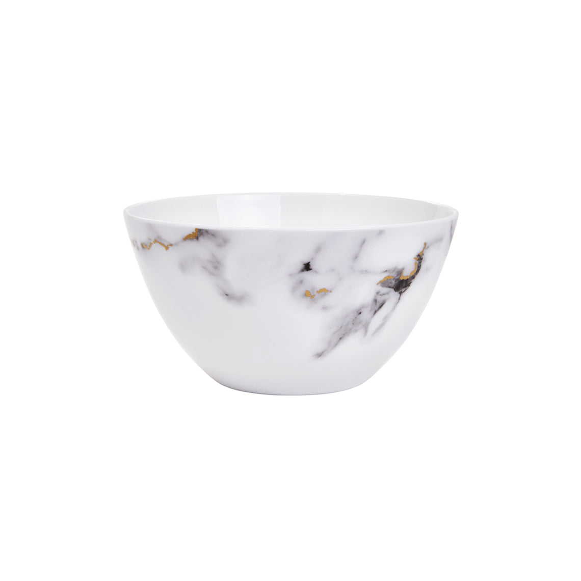 Prouna Marble Venice Fog Small Vegetable / All Purpose Bowl White Background Photo