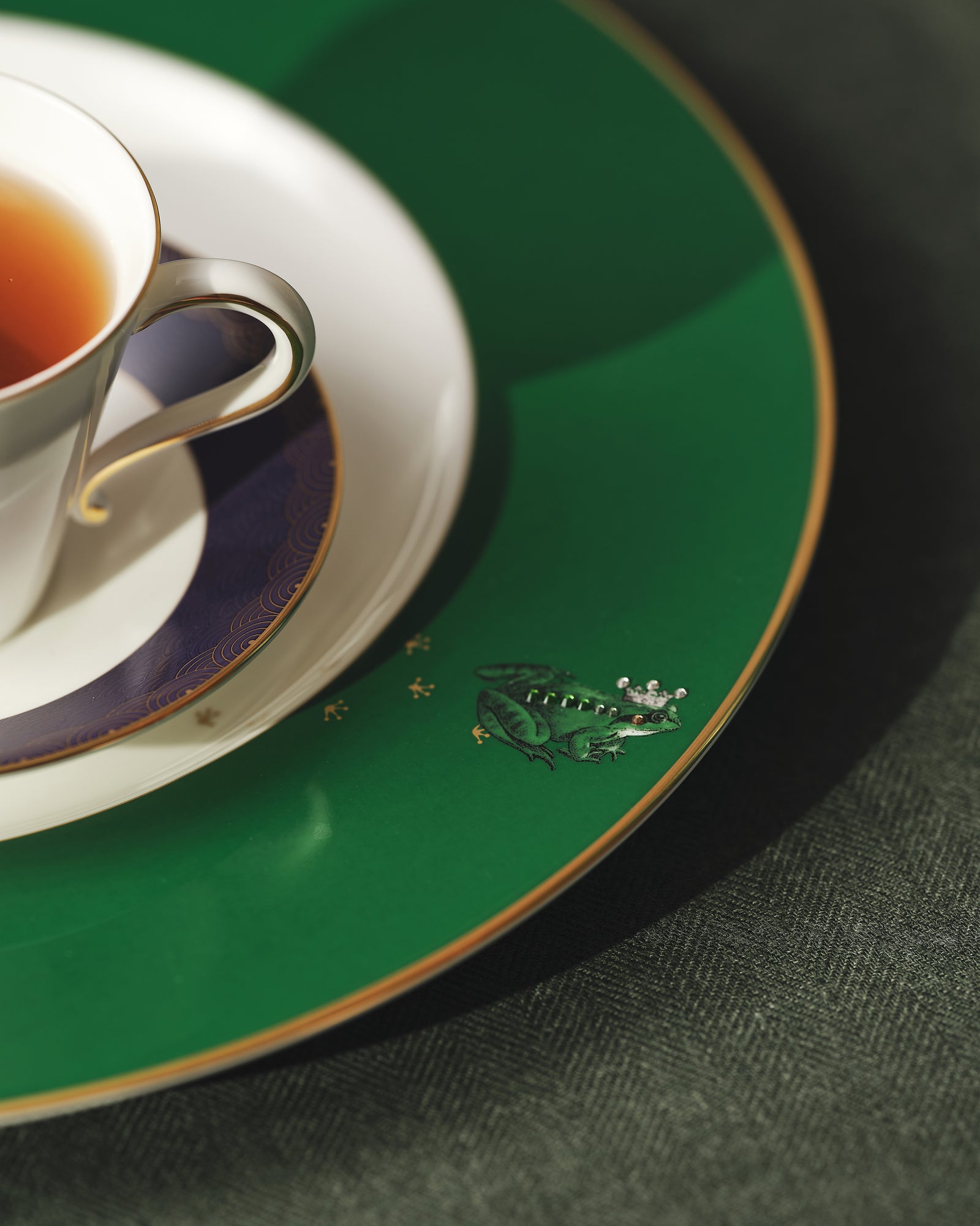 Prouna My Frog Prince Charger Plate White Background Photo