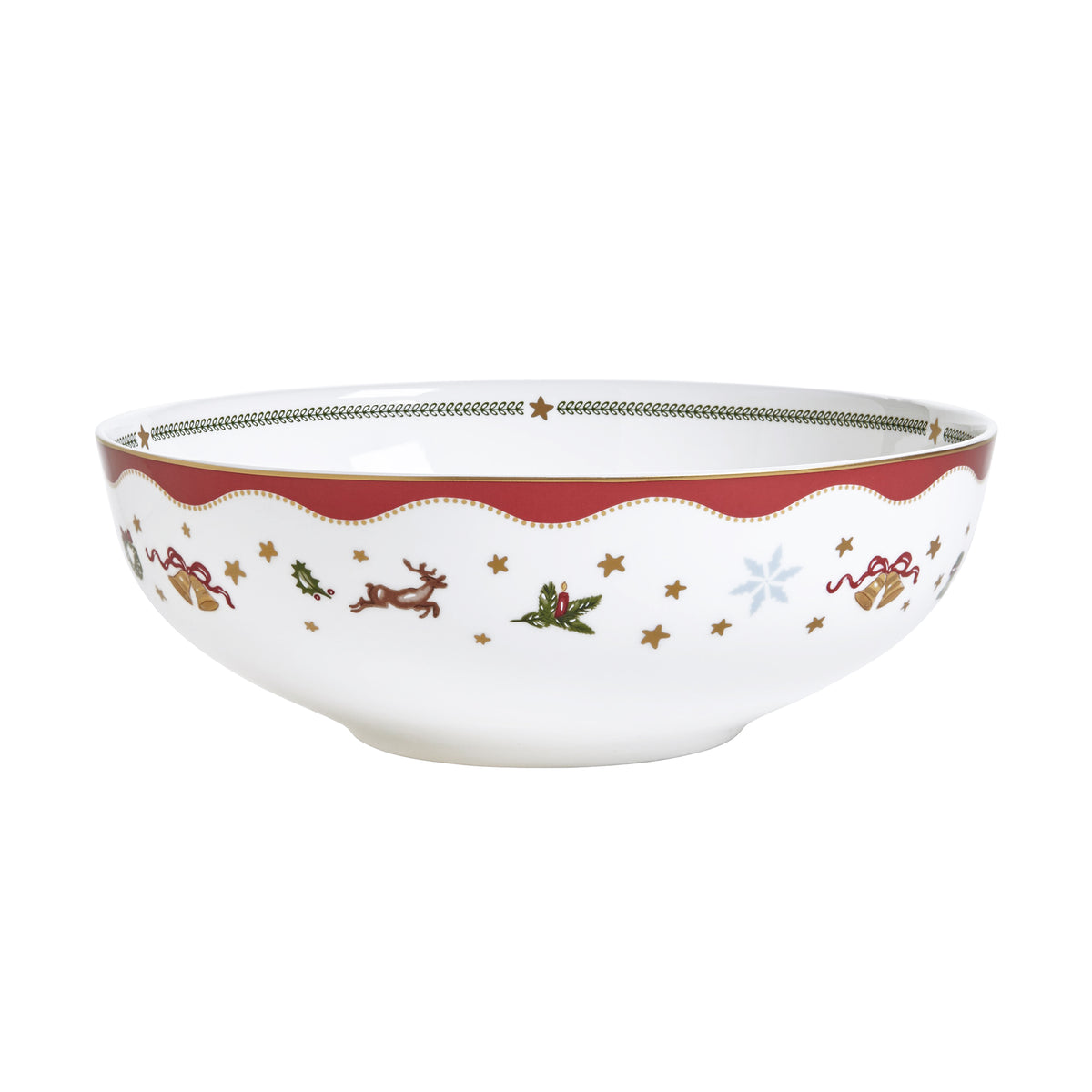 Prouna My Noel Serving Bowl White Background Photo