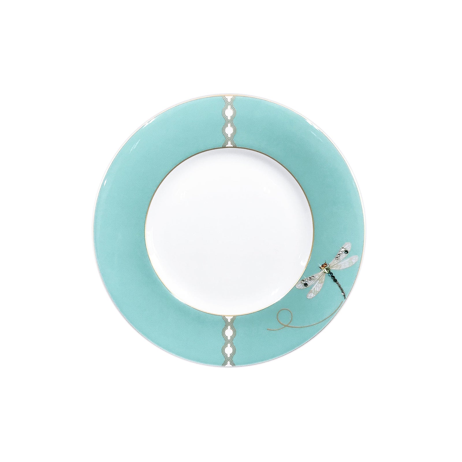 Prouna My Dragonfly Bread & Butter Plate White Background Photo