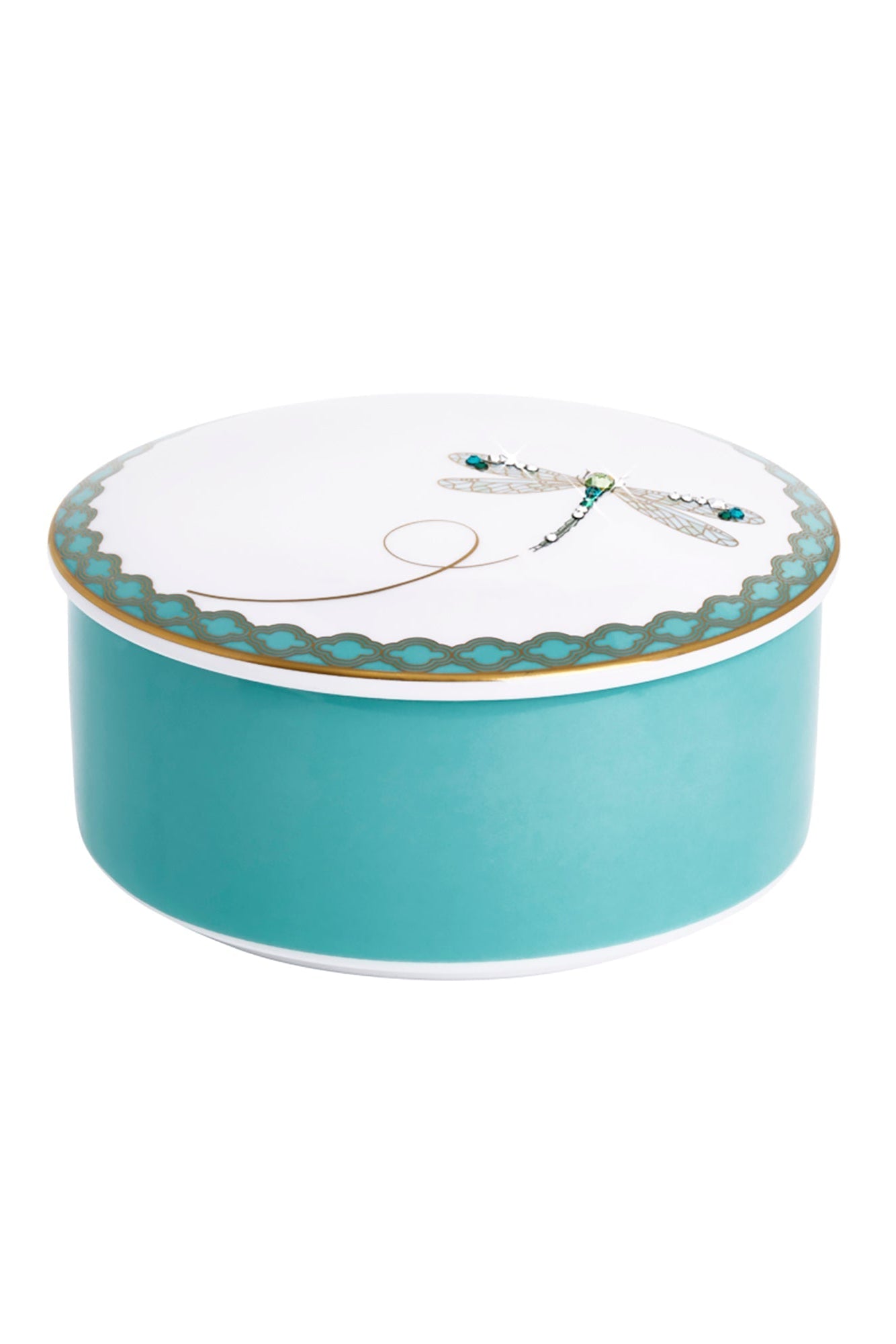 Prouna My Dragonfly Jewelry Box Open White Background Photo