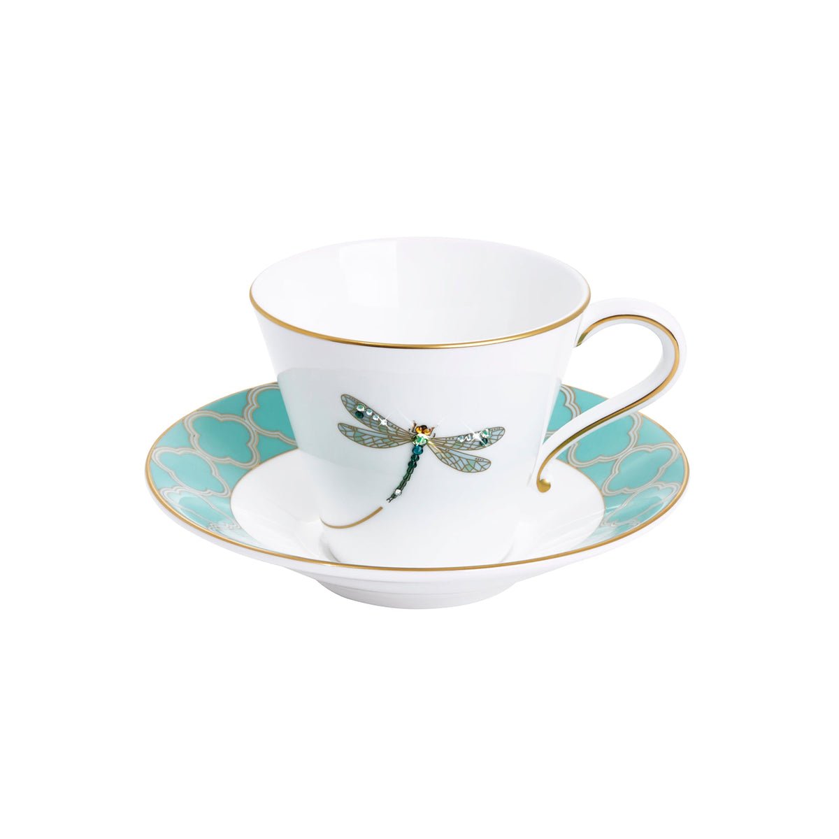 Prouna My Dragonfly Cup &amp; Saucer White Background Photo