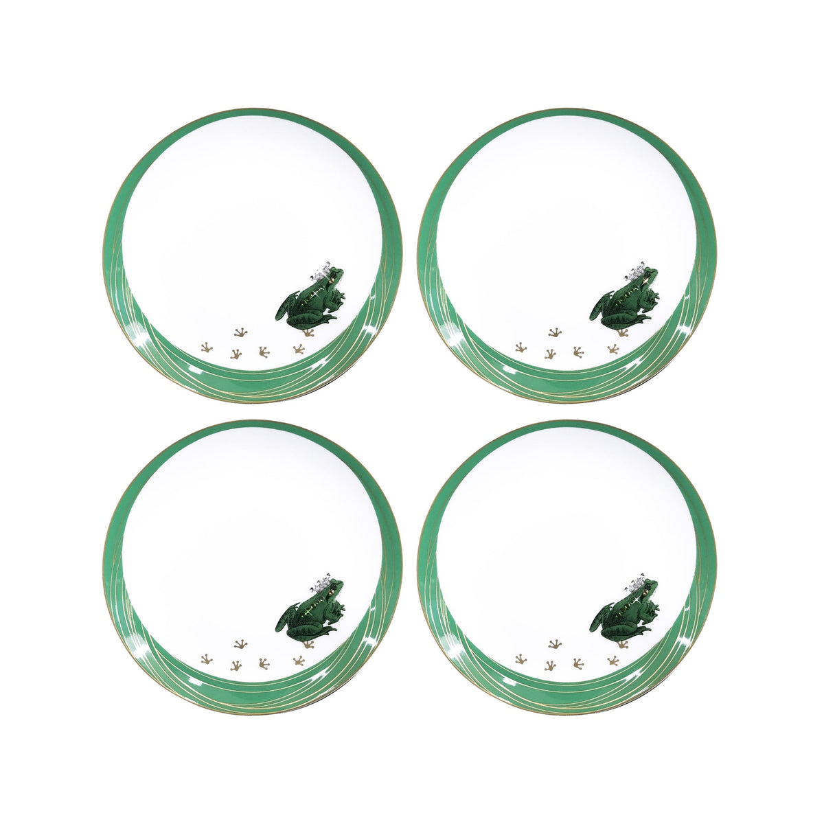 Prouna My Frog Prince Small Jewelry Tray Set of 4 White Background Photo