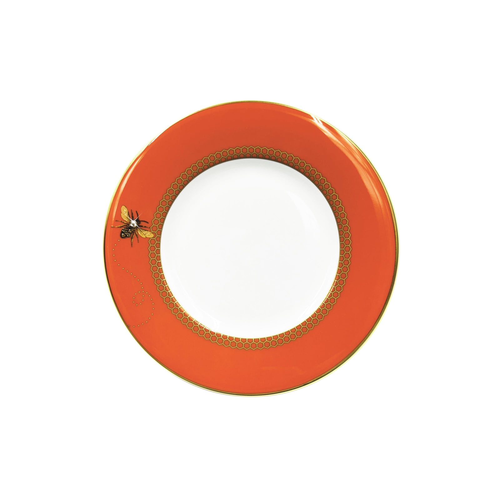 Prouna My Honeybee Bread & Butter Plate White Background Photo