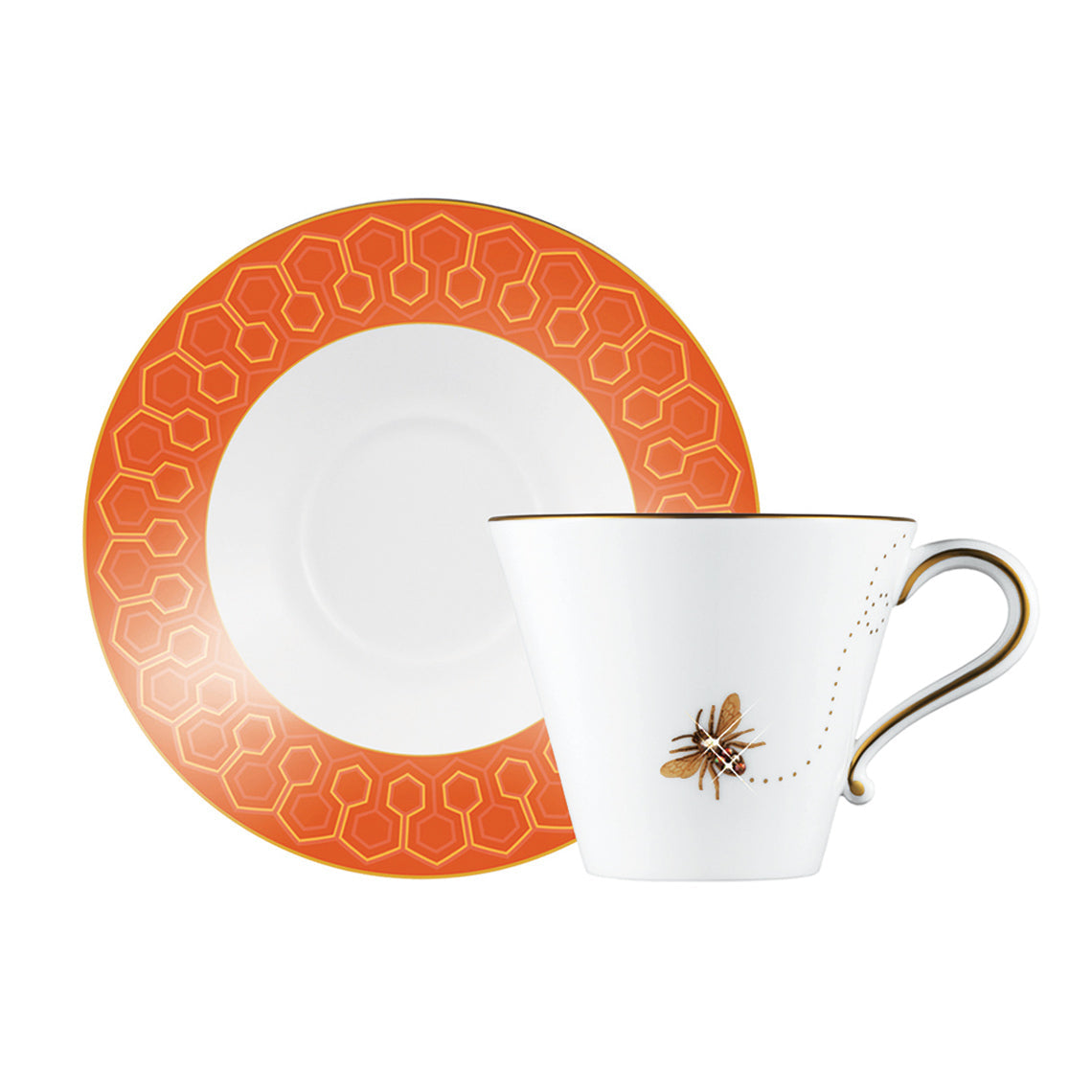 Prouna My Honeybee Cup &amp; Saucer White Background Photo