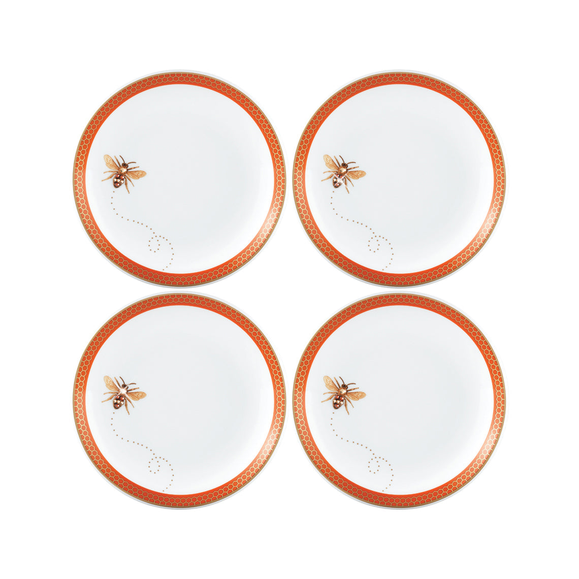 Prouna My Honeybee Small Jewelry Tray Set of 4 White Background Photo