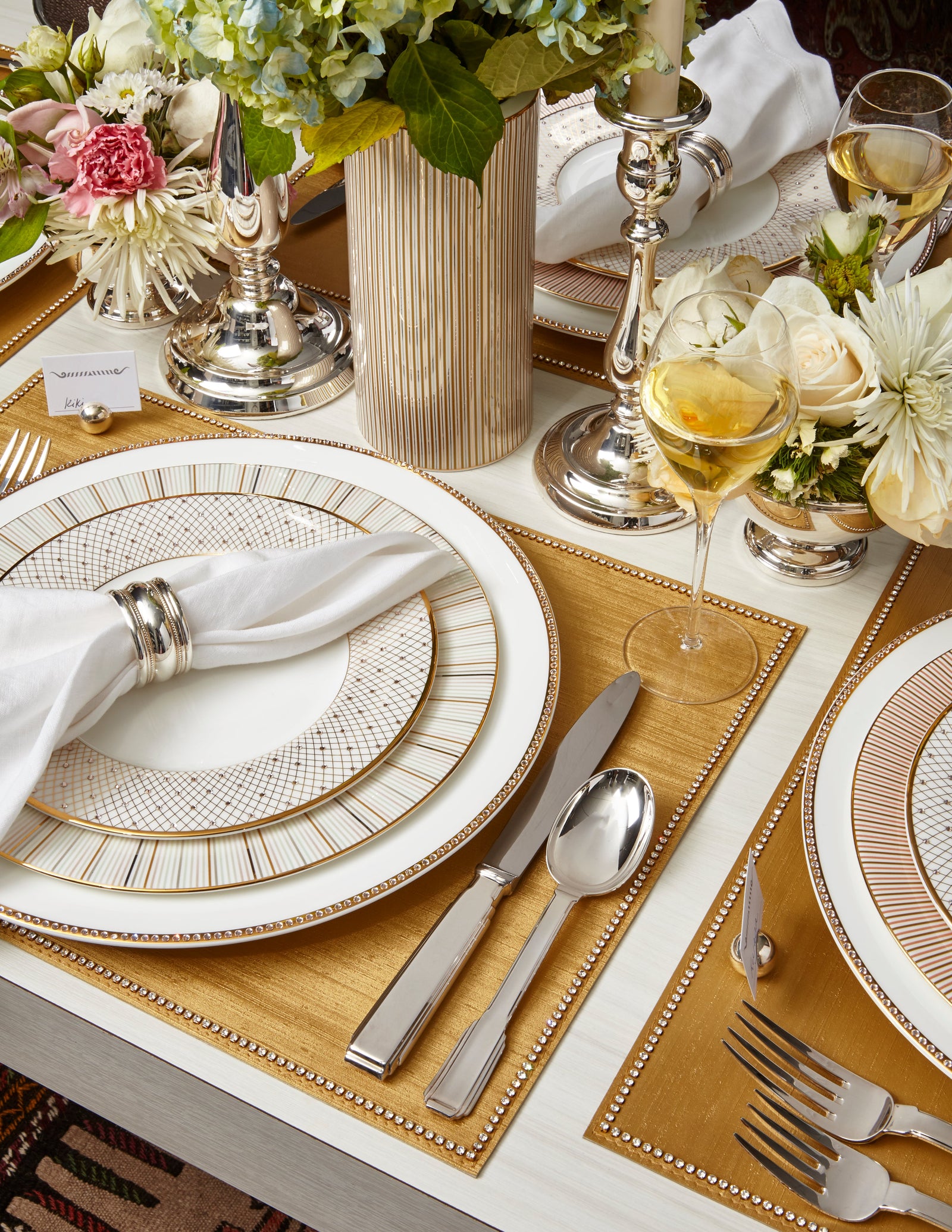 Prouna Princess Gold Salad / Dessert Plate White Background Photo