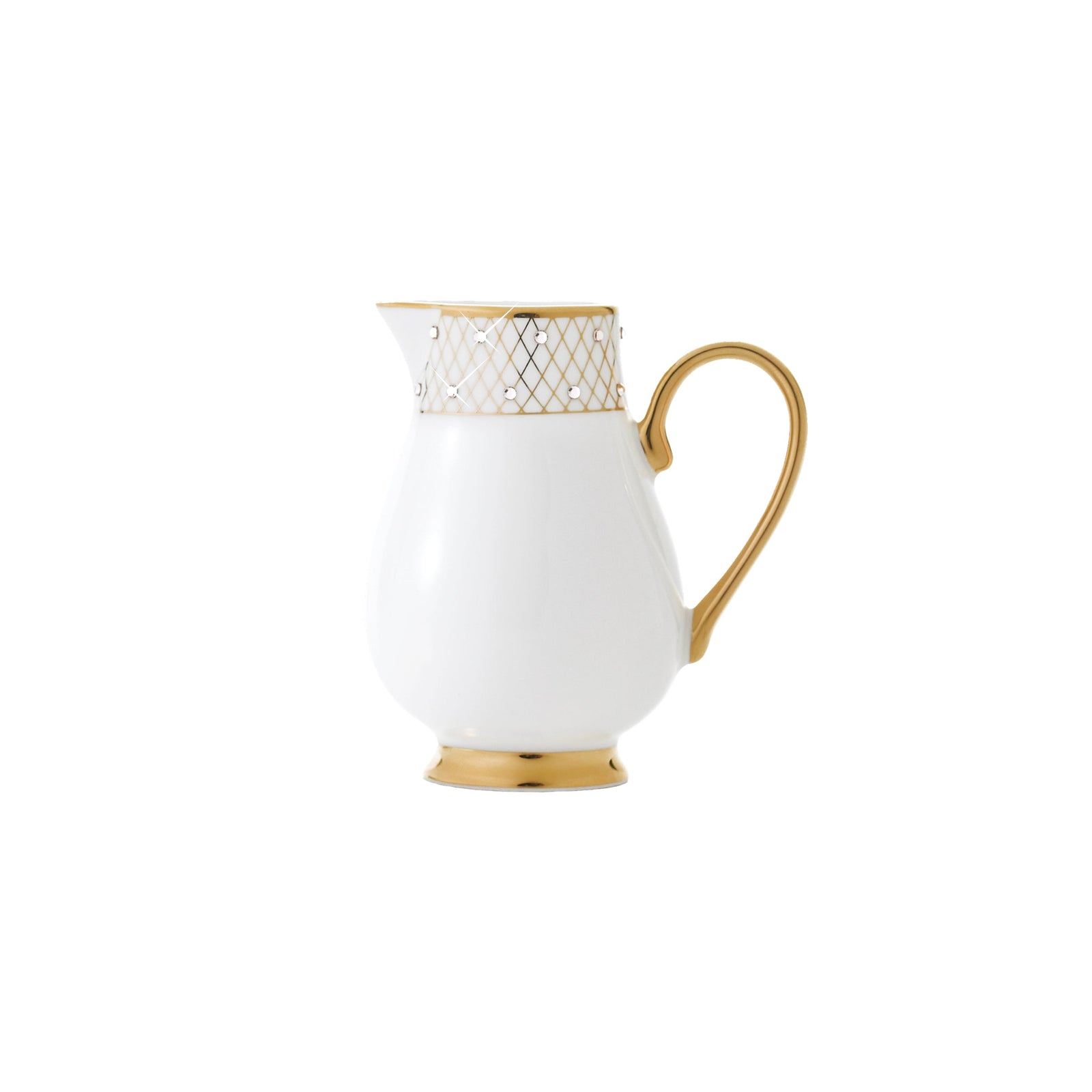 Prouna Princess Gold Creamer White Background Photo