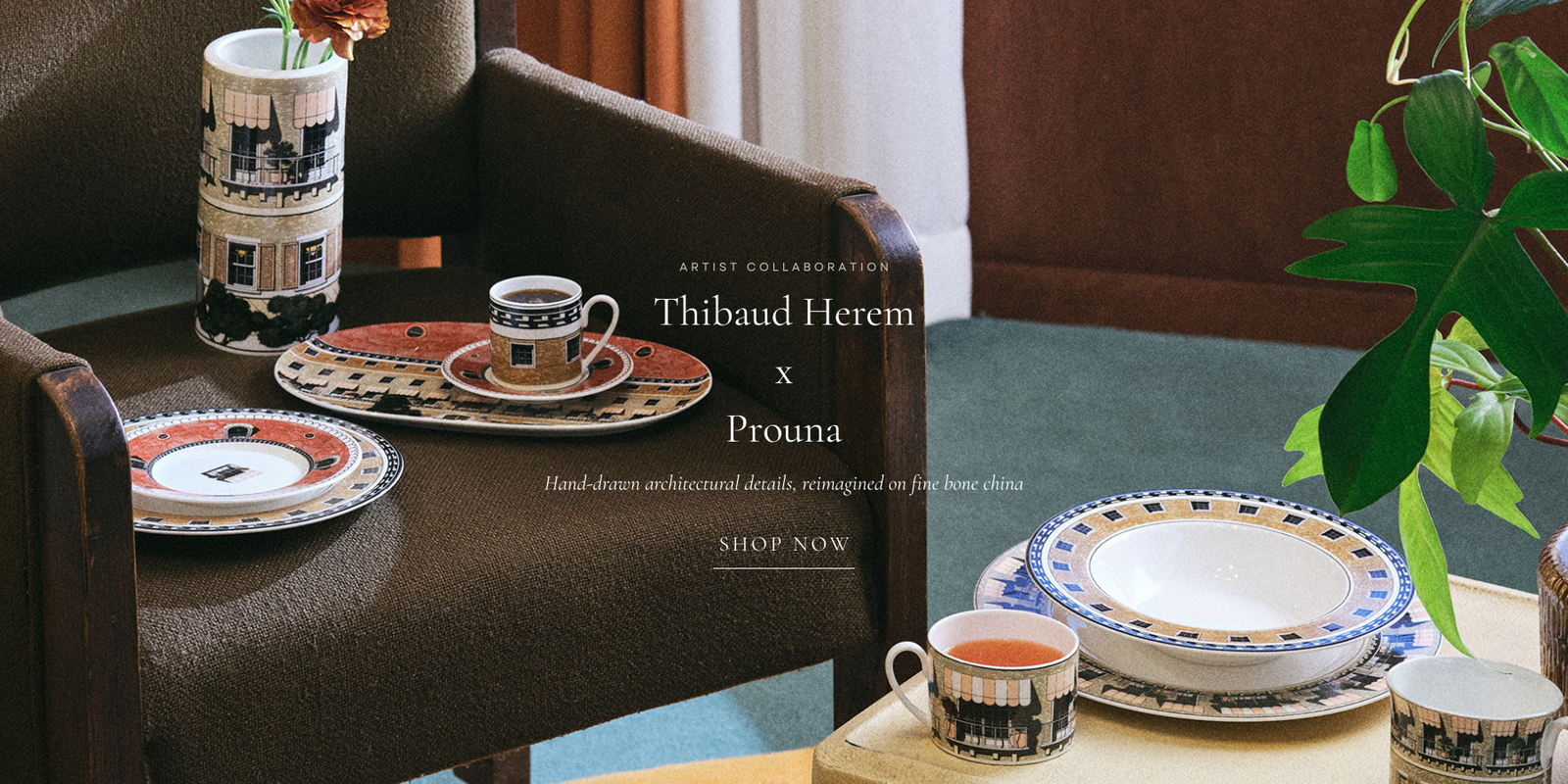 Thibaud Herem x Prouna Collaboration Hero Slide