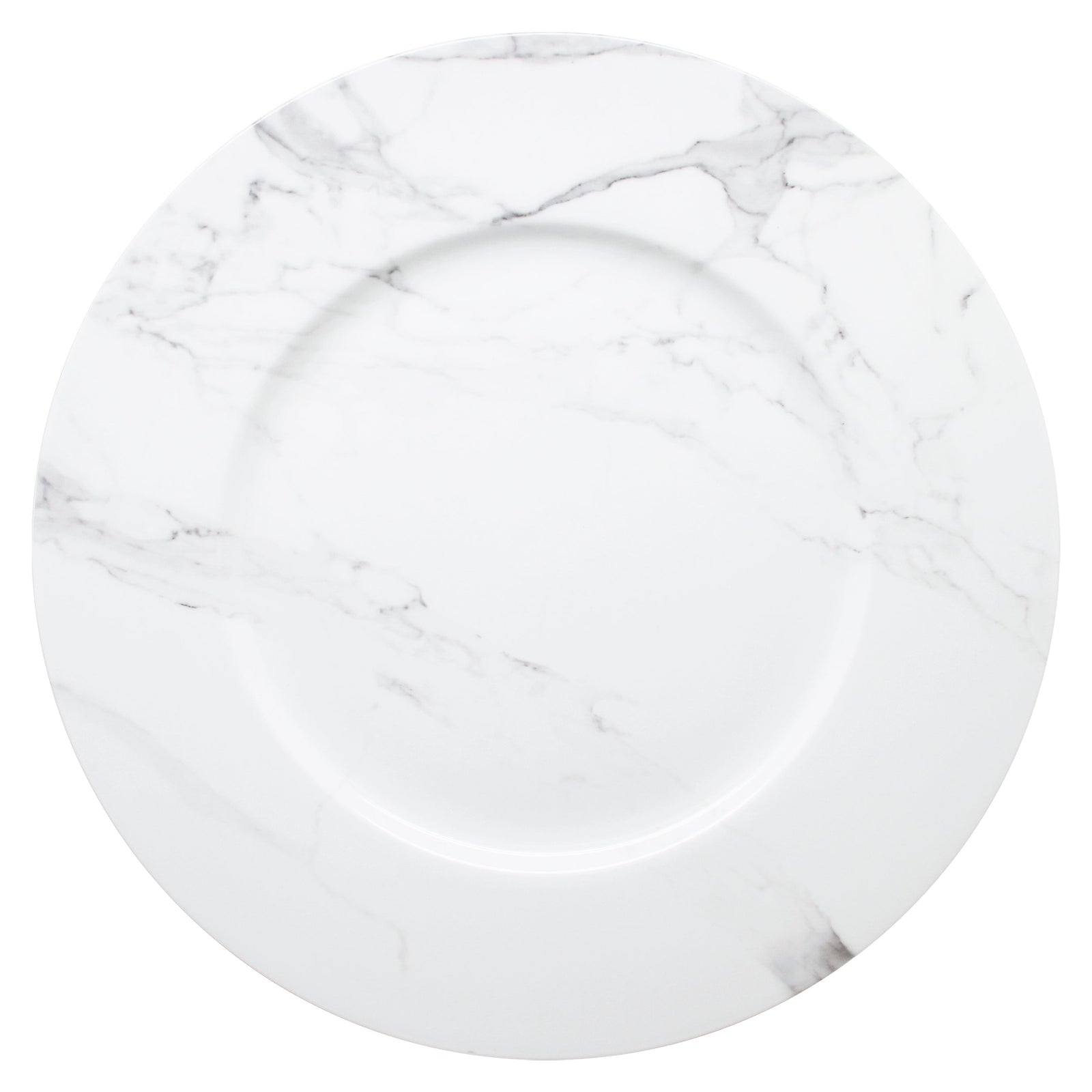 Prouna Villa Bianca Charger Plate White Background Photo