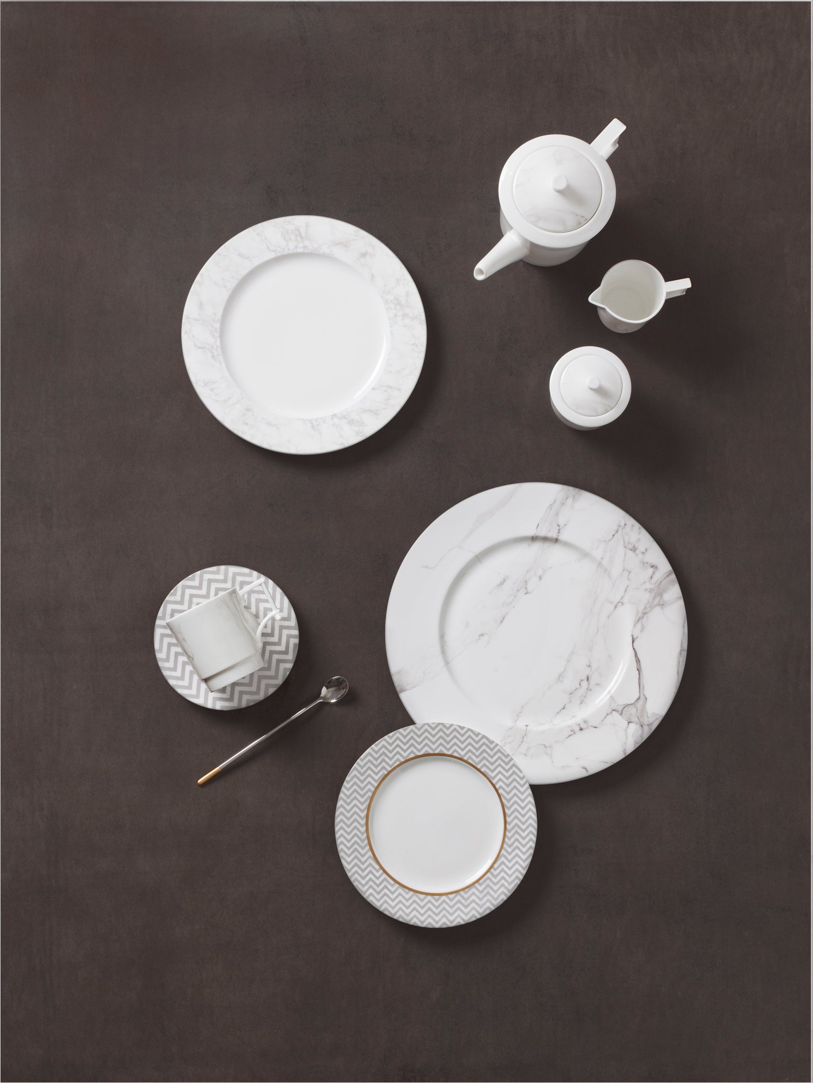 Prouna Villa Bianca Espresso Cup & Saucer White Background Photo