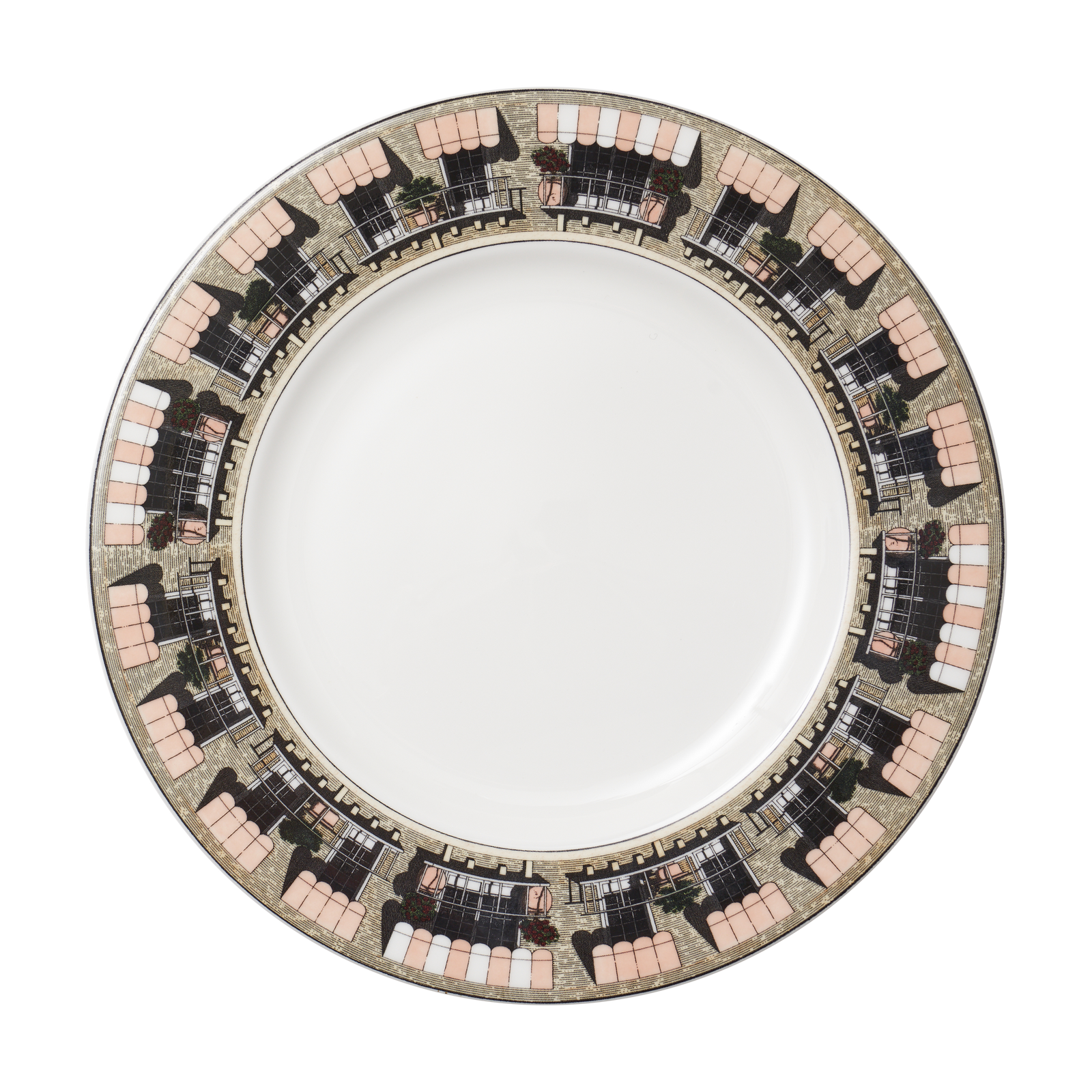 Hôtel Fantôme dinner plate no background image