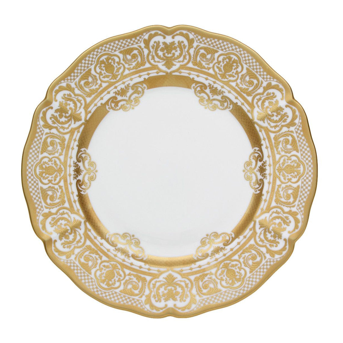 Prouna Carlsbad Queen White Dinner Plate White Background Photo