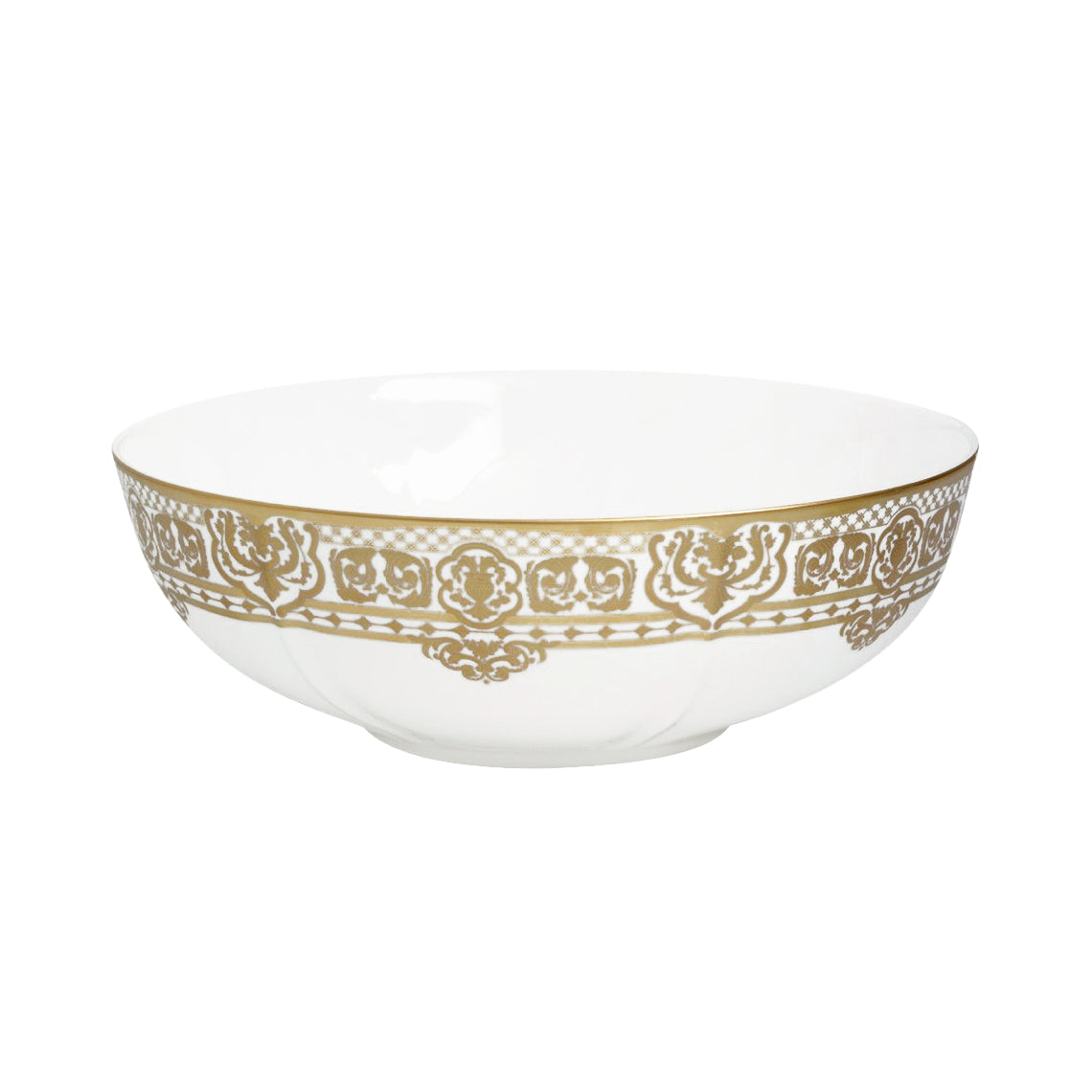 Prouna Carlsbad Queen White Serving Bowl White Background Photo