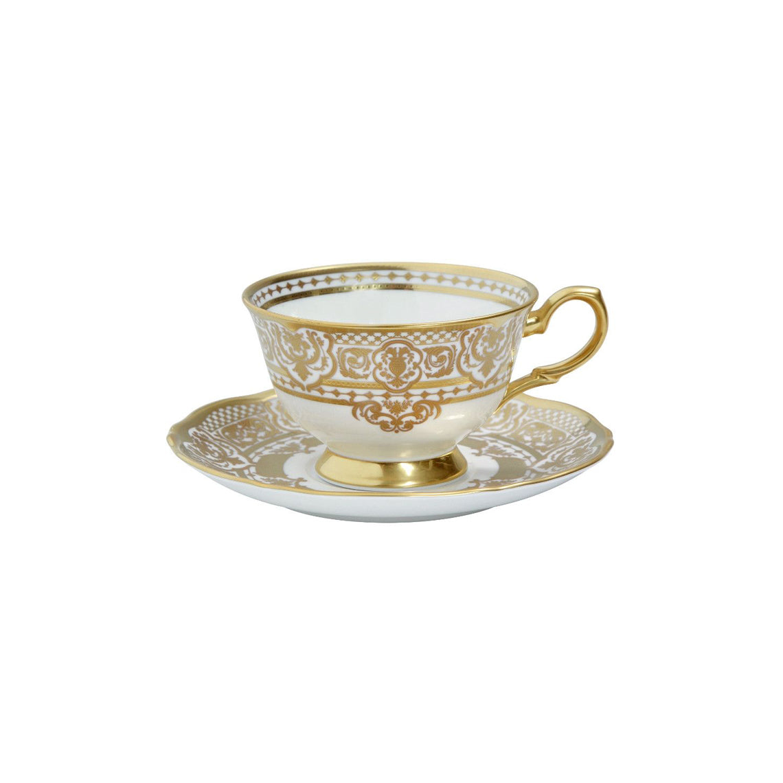 Prouna Carlsbad Queen White Espresso Cup & Saucer White Background Photo