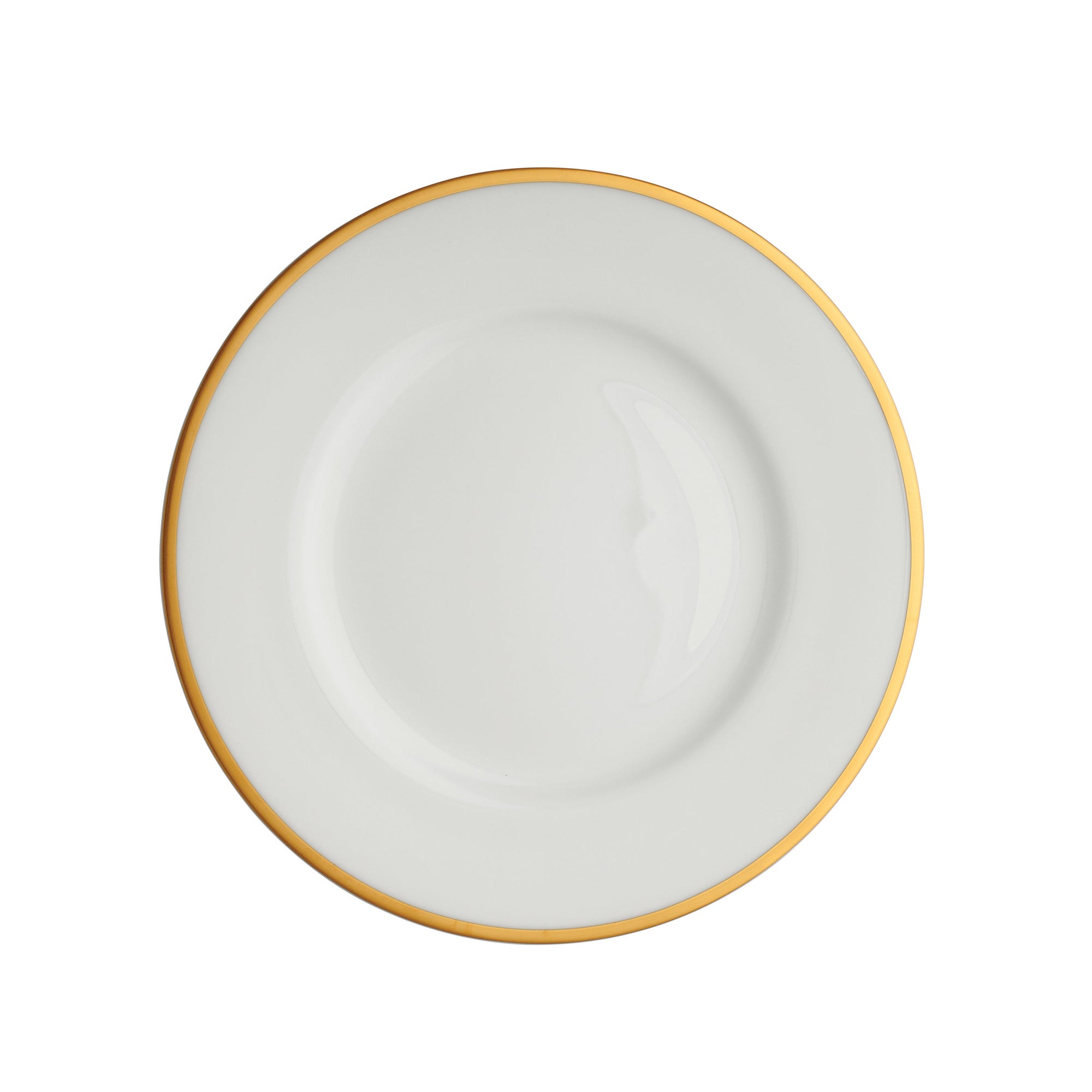 Prouna Comet Gold Salad / Dessert Plate White Background Photo