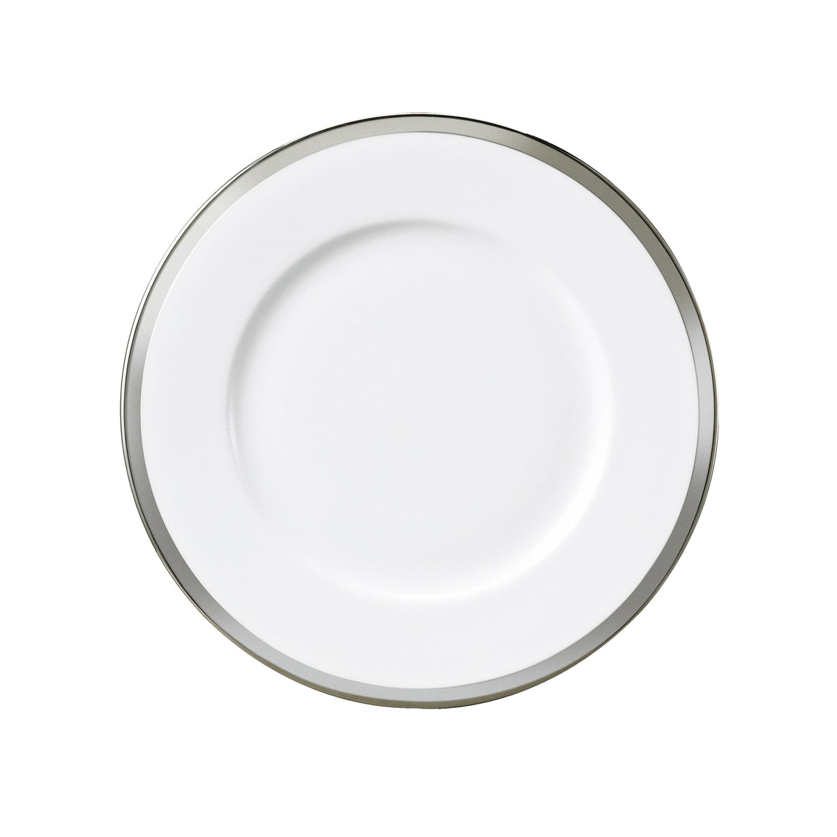Prouna Diana Black / Platinum Salad / Dessert Plate White Background Photo