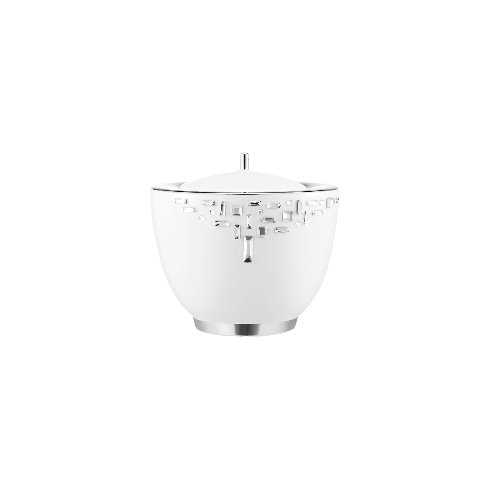 Prouna Diana Black / Platinum Sugar Bowl White Background Photo
