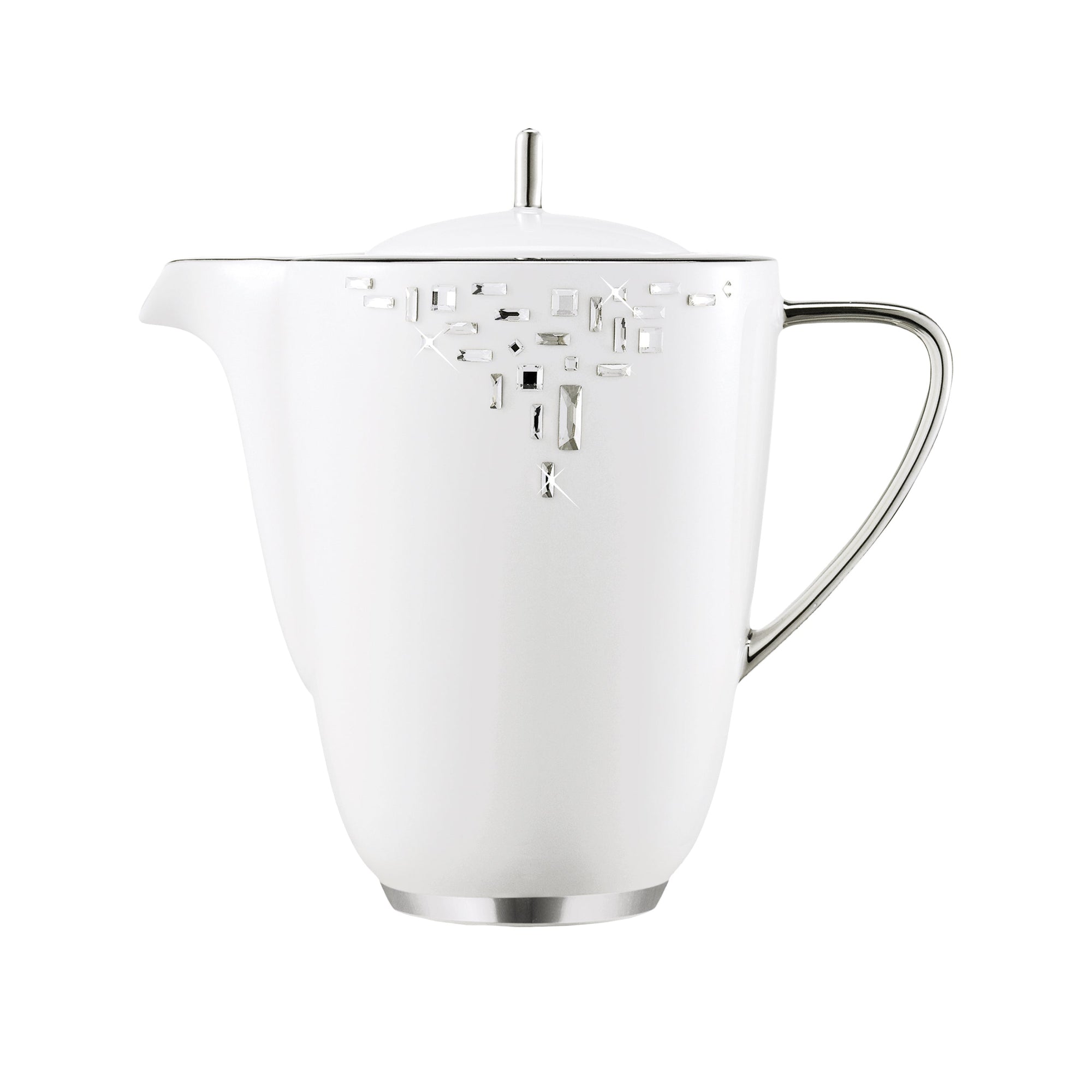 Prouna Diana Black / Platinum Coffee Pot White Background Photo