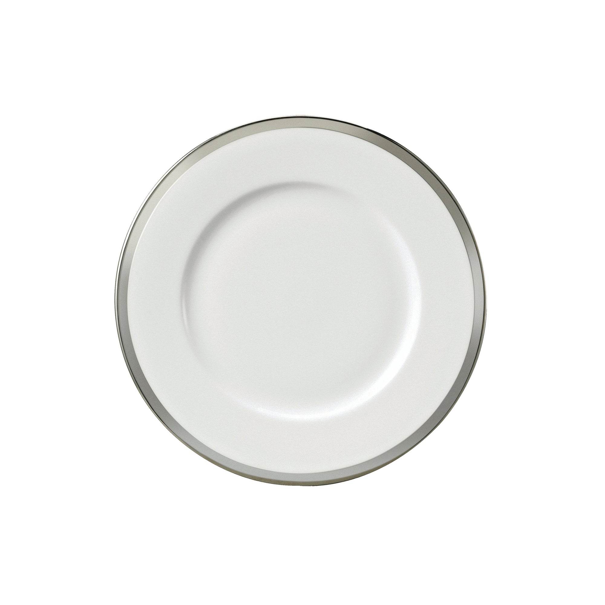 Prouna Diana Black / Platinum Salad / Dessert Plate White Background Photo
