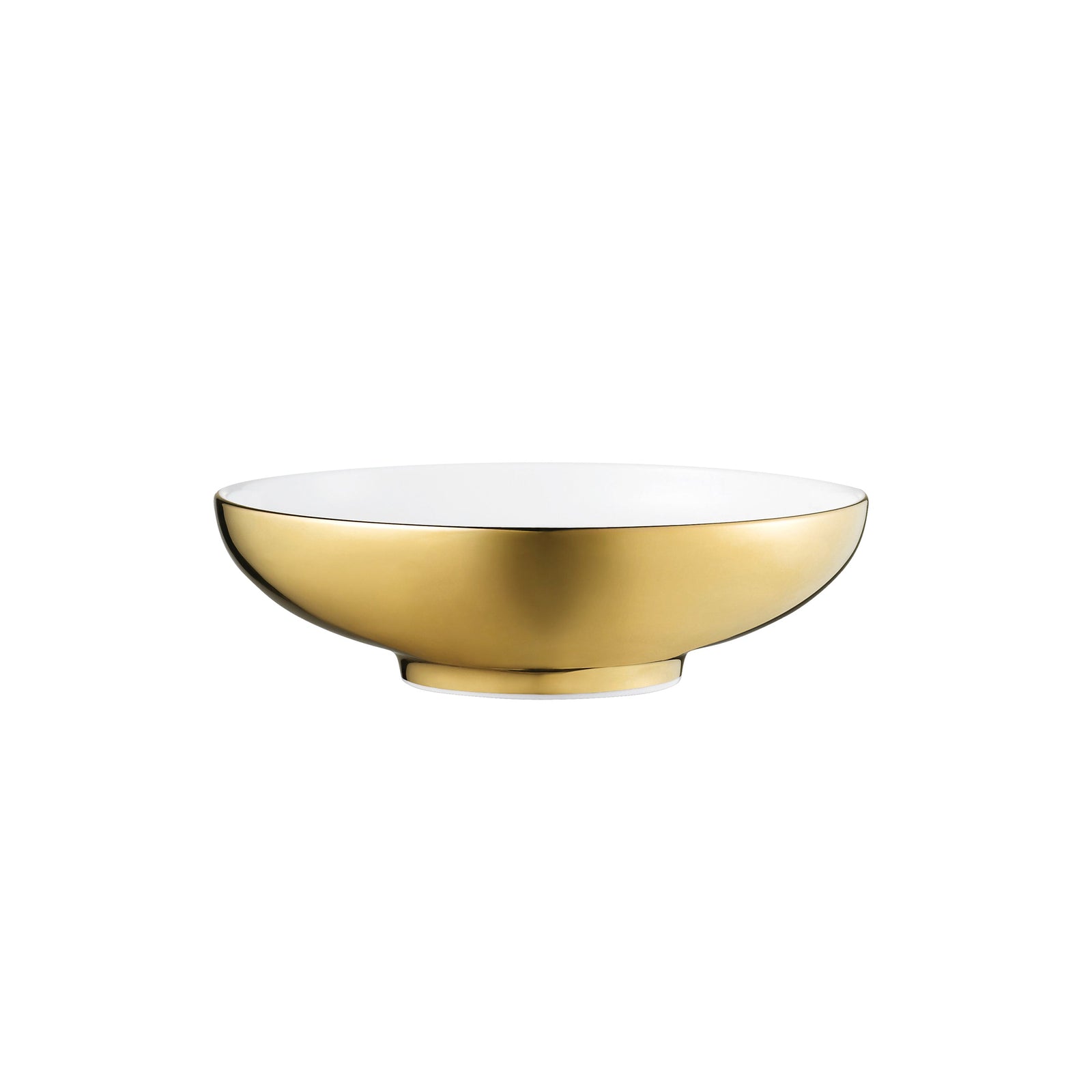 Prouna Diana Gold Fruit / Dessert Bowl White Background Photo