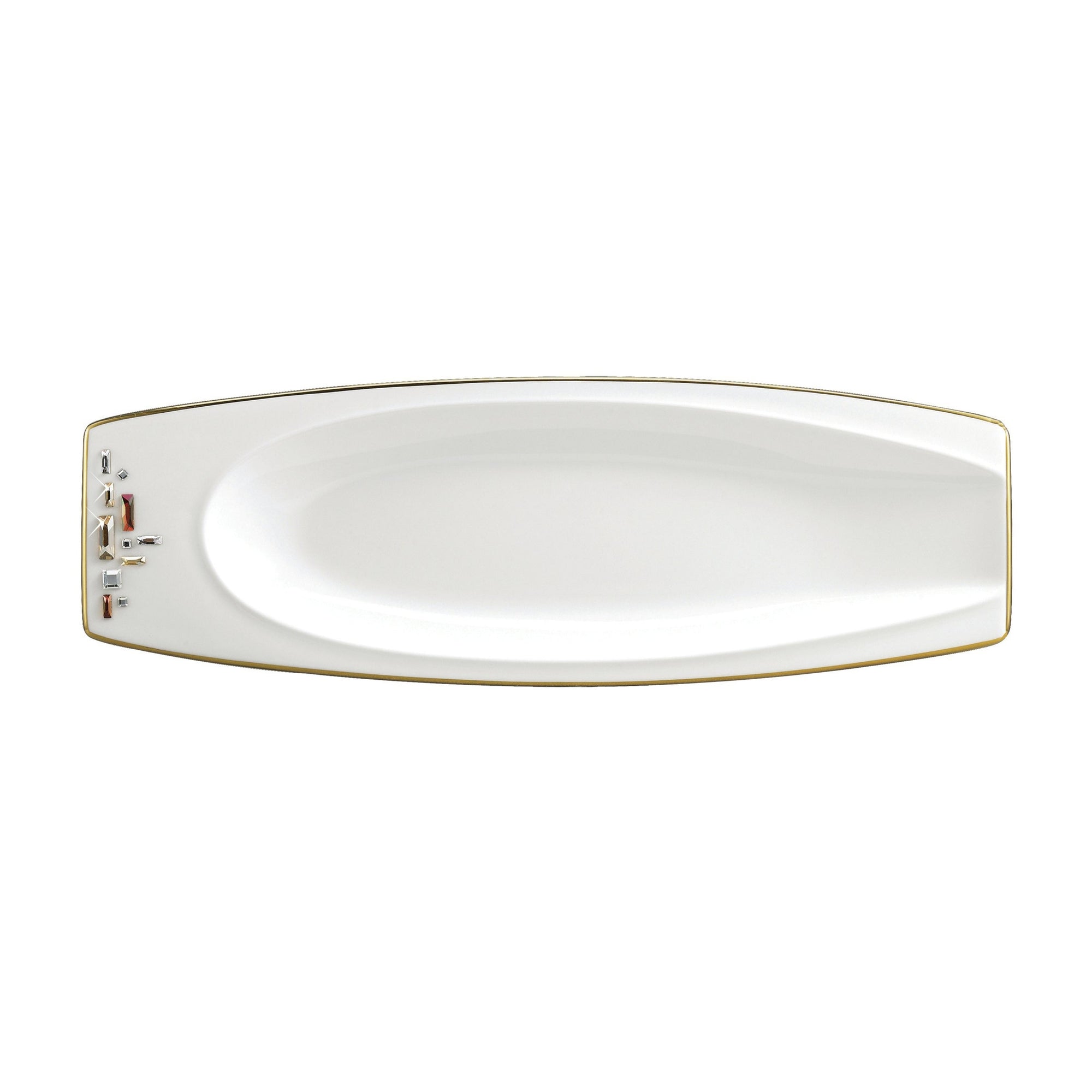 Prouna Diana Gold Sandwich Platter (Medium) White Background Photo