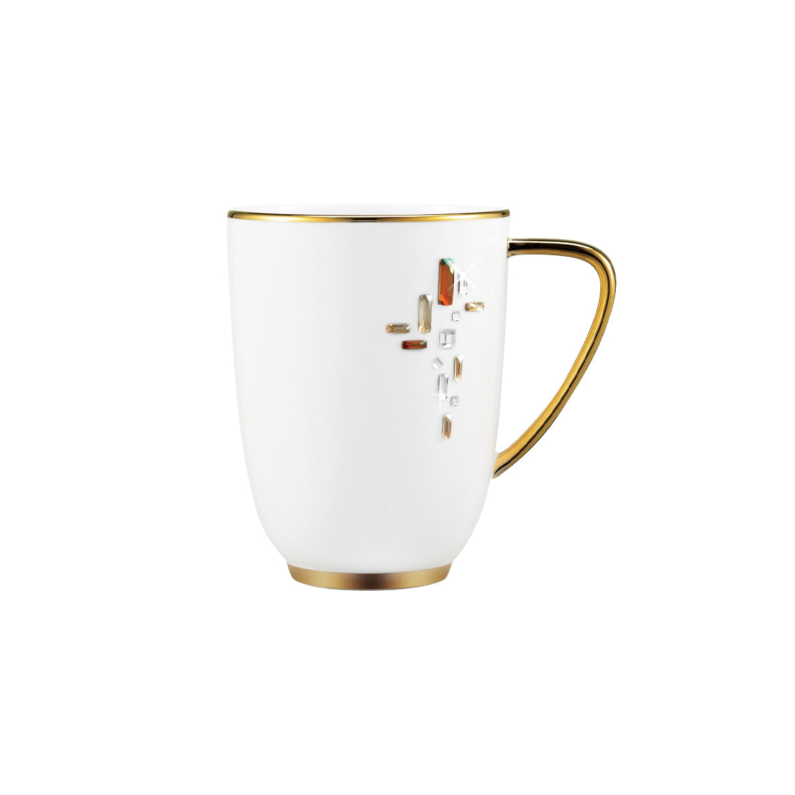 Prouna Diana Gold Mug w/ Crystals White Background Photo
