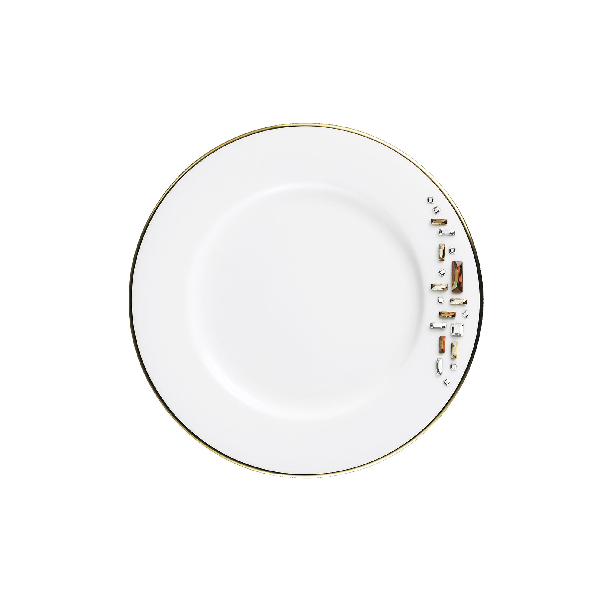 Prouna Diana Gold Bread & Butter Plate White Background Photo
