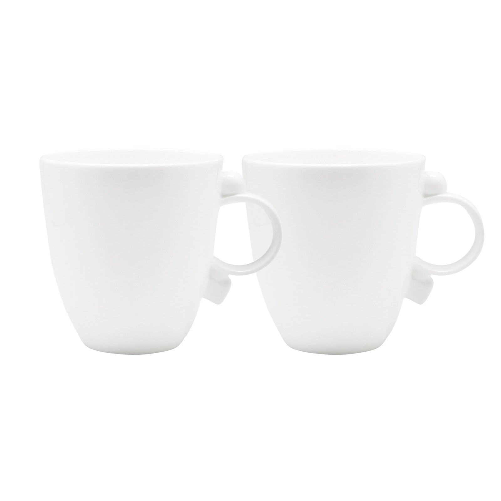 Prouna Geometrica Mug in White Set of 2 White Background Photo