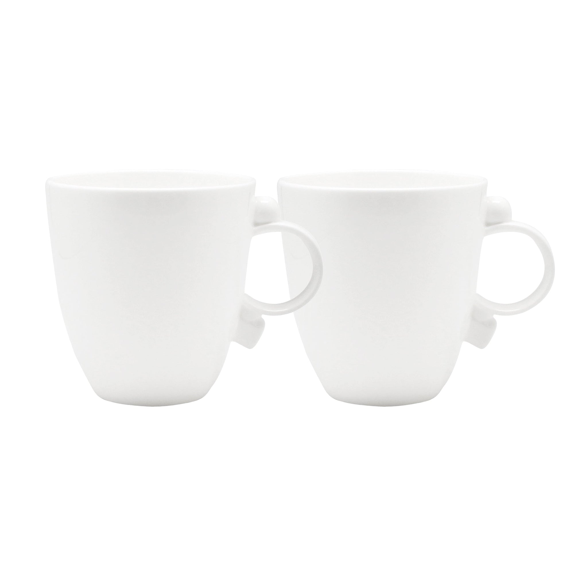 Prouna Geometrica Mug in White Set of 2 White Background Photo