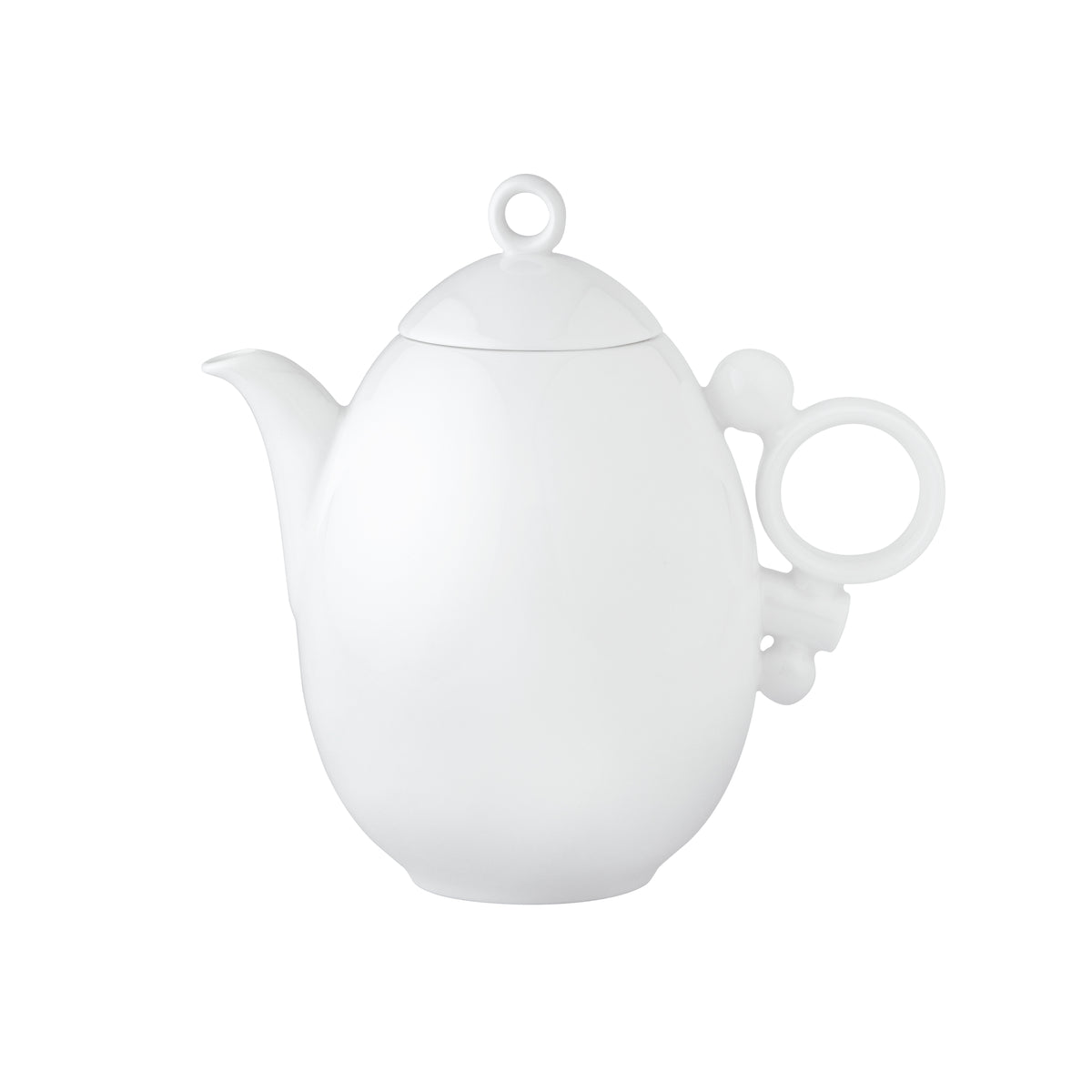 Prouna Geometrica Teapot in White White Background Photo