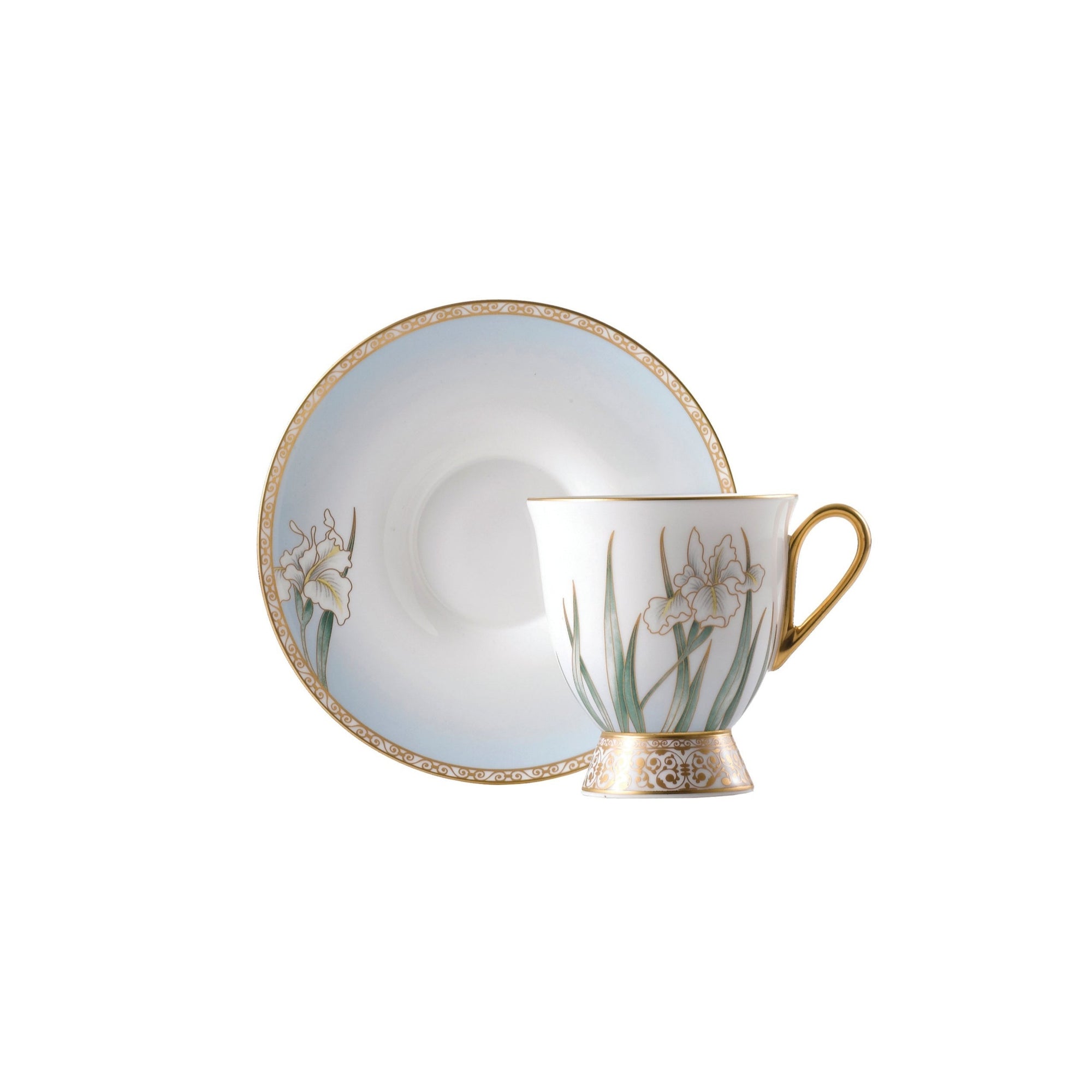 Prouna Iris Espresso Cup & Saucer White Background Photo