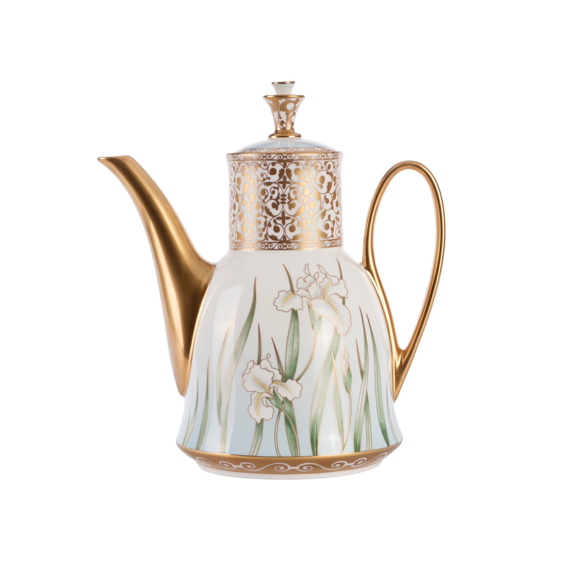Prouna Iris Tea / Coffee Pot White Background Photo