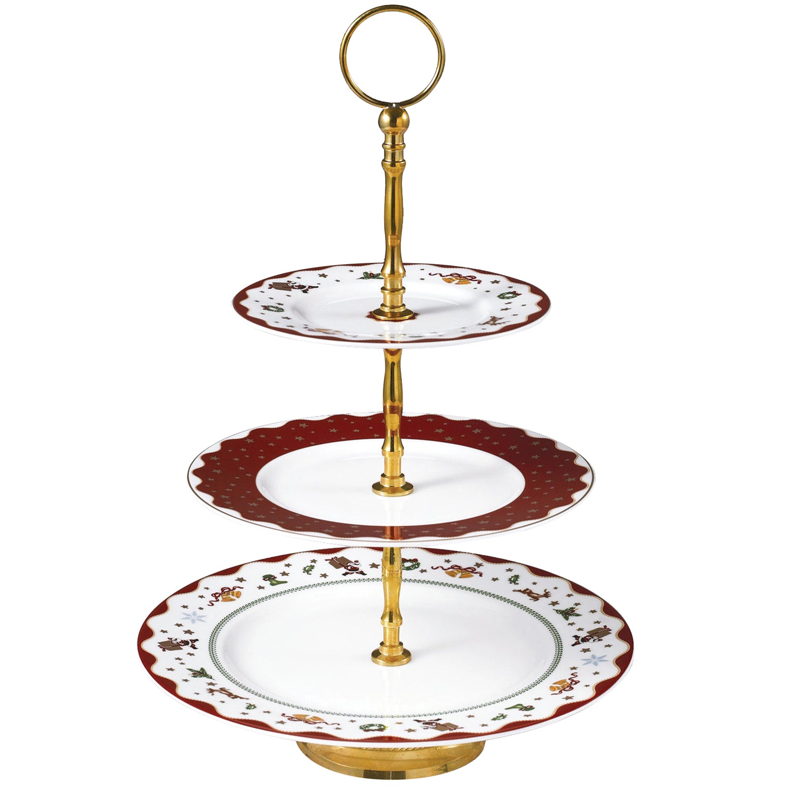 Prouna My Noel 3-Tier Cake Stand White Background Photo