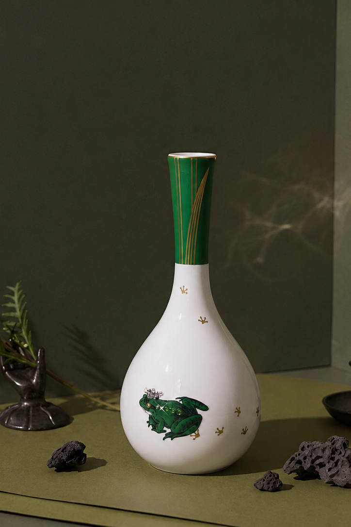 Prouna My Frog Prince Bud Vase White Background Photo