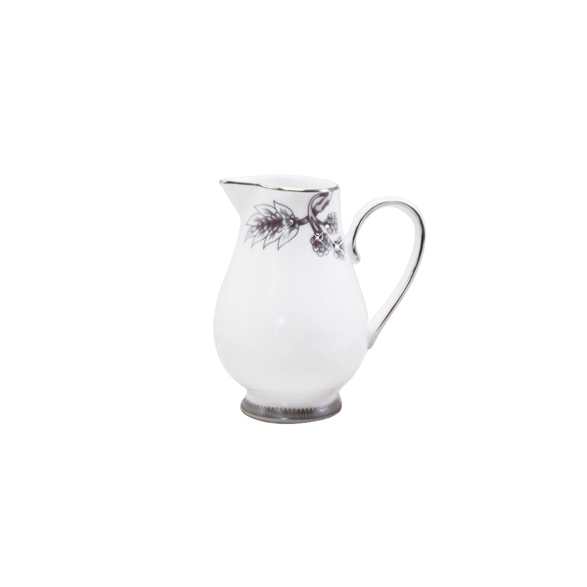 Prouna Pavo Silver Creamer White Background Photo