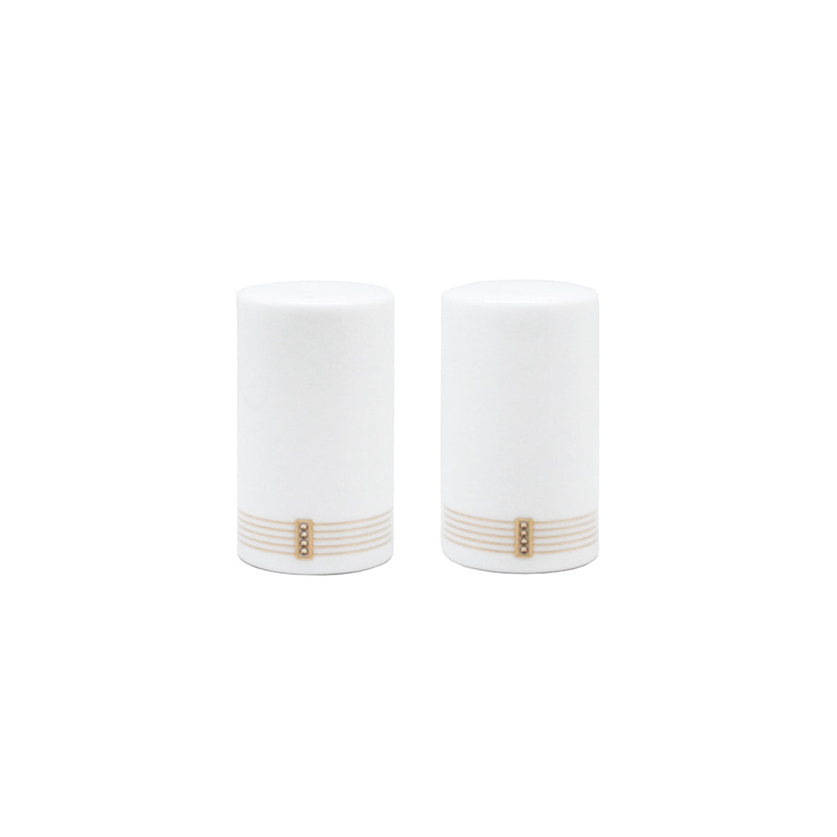 Prouna Regency Gold Salt &amp; Pepper Shaker White Background Photo