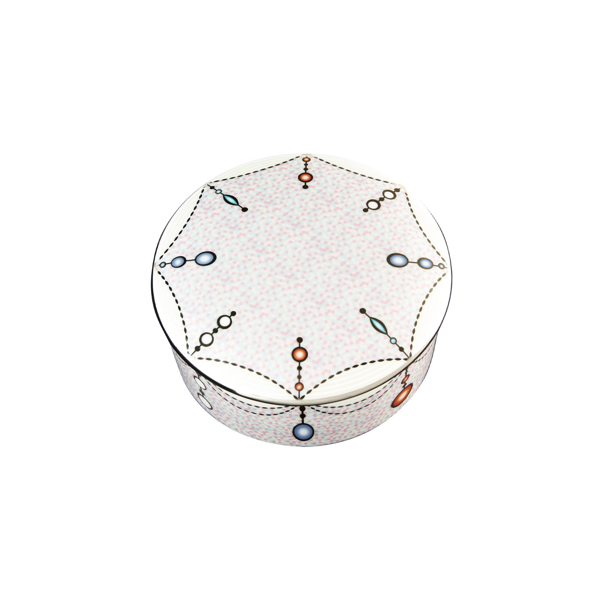 Prouna Treasure Round Jewelry Box White Background Photo