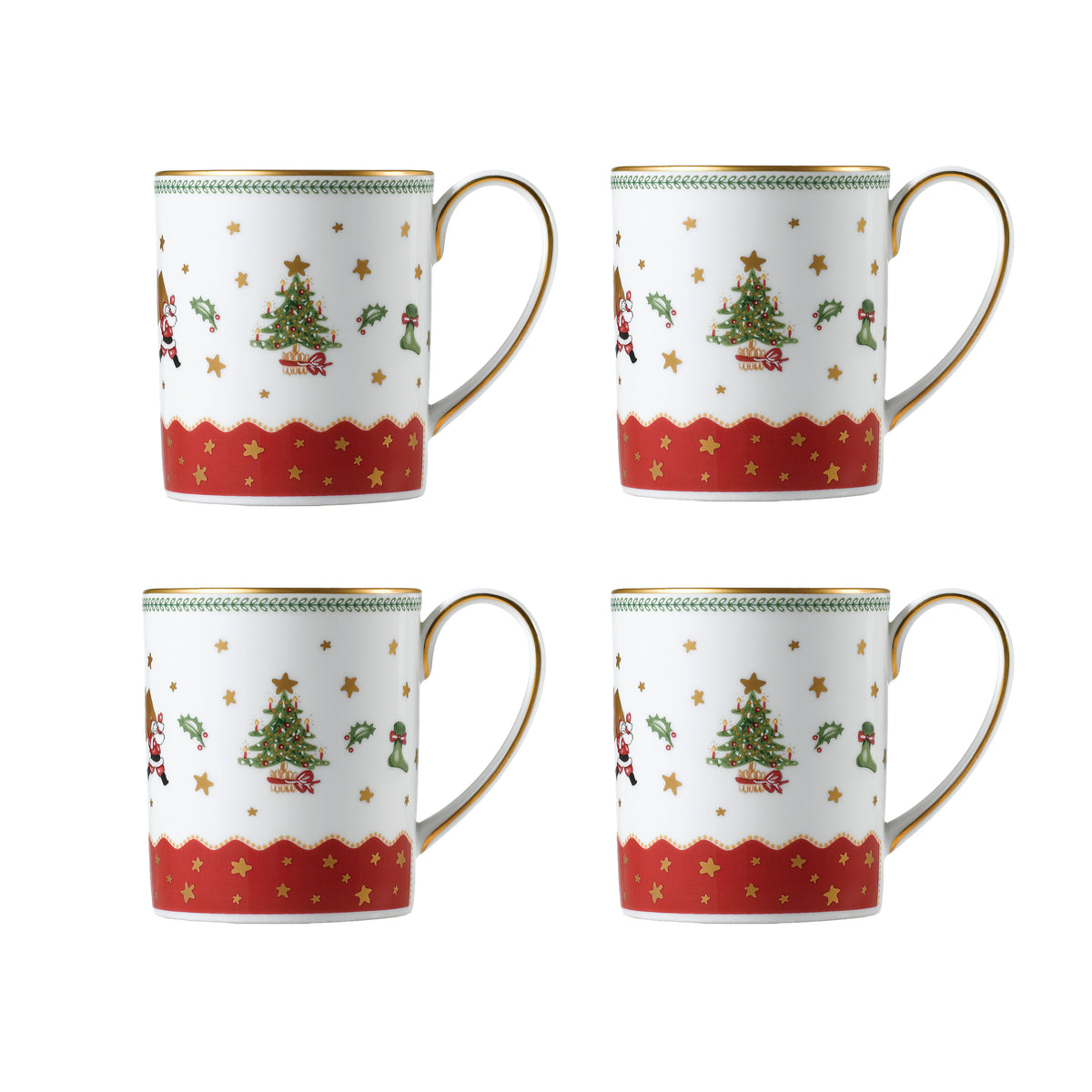 My Noel set of 4 mugs