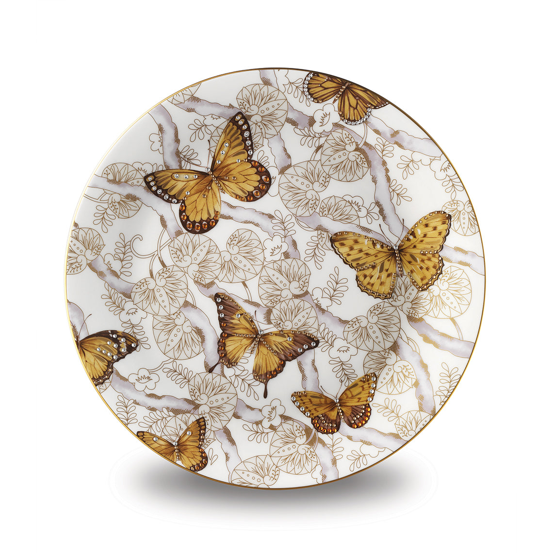 Butterfly Jeweled - Decorative Plate