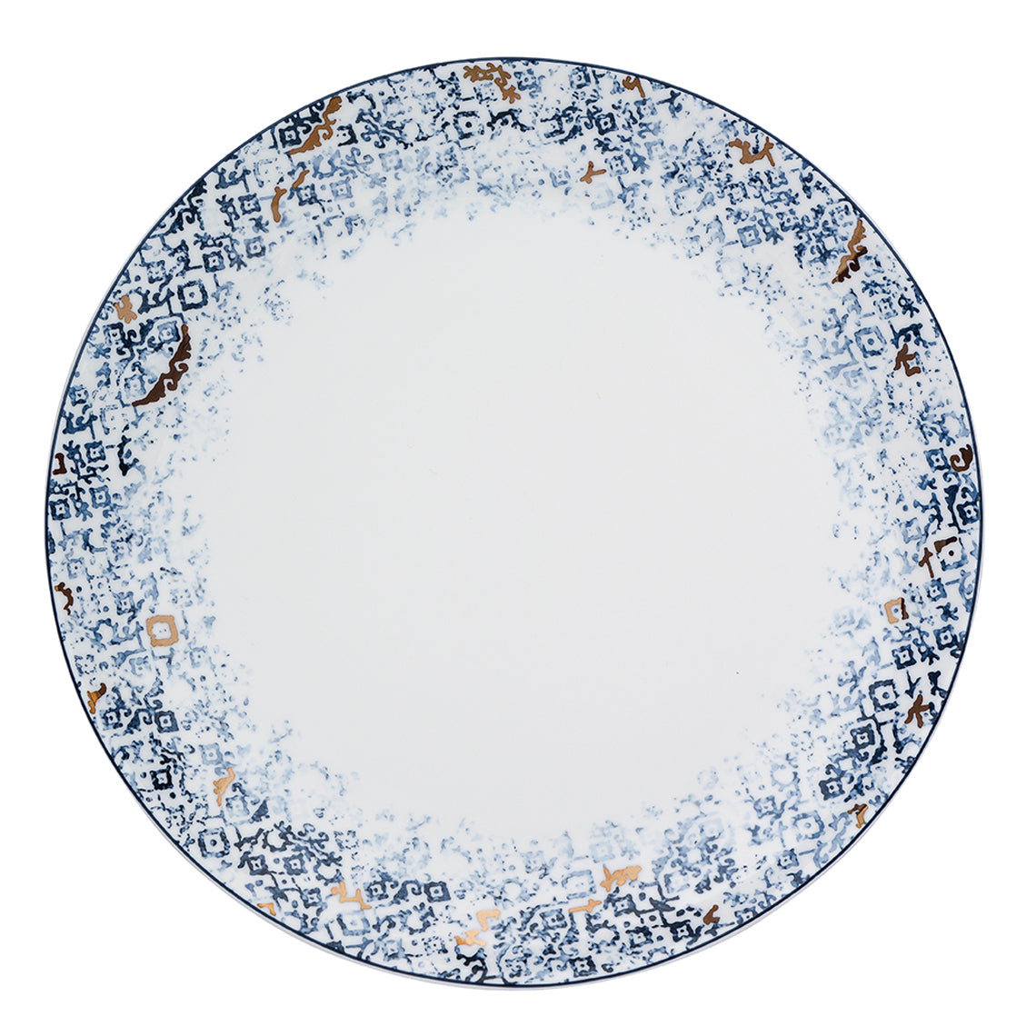 Cuenca Dinner Plate White Background Photo