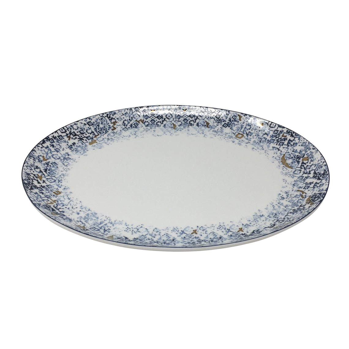 Cuenca 14" Oval Platter White Background Photo