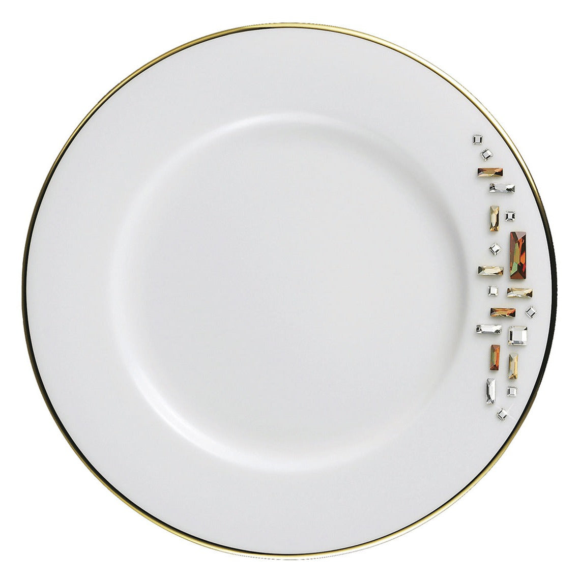 Prouna Diana Gold Bread &amp; Butter Plate White Background Photo