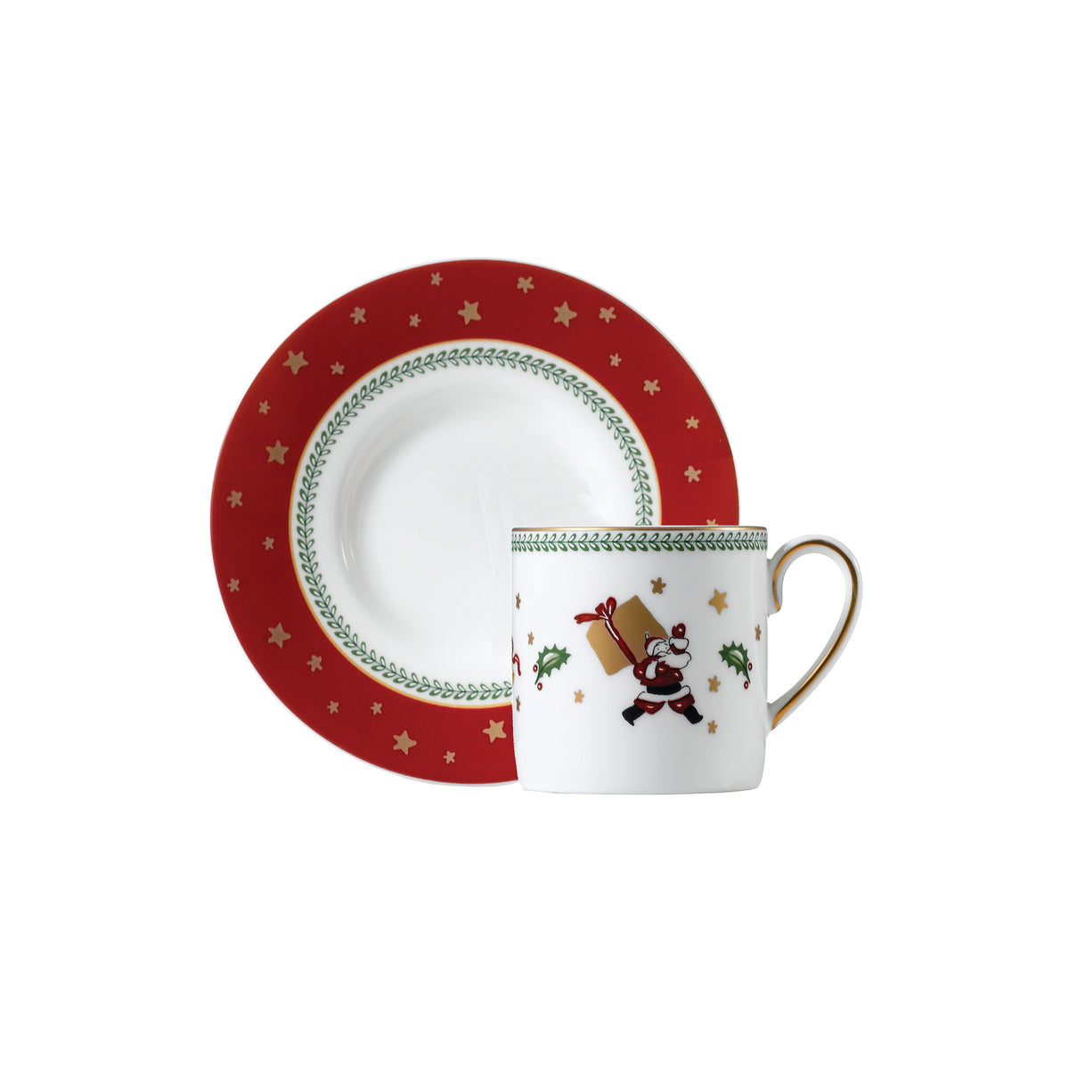 My Noel Espresso Cup &amp; Saucer White Background Photo
