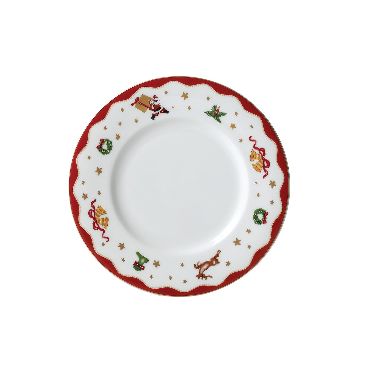 My Noel Bread &amp; Butter Plate White Background Photo